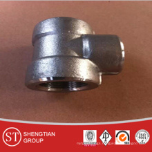 Forged Pipe Fittings ASTM Ss304 Equal Stainless Steel Tee